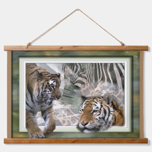 Primitief Oerwoud Hangend Wandkleed (Voorkant)