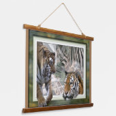 Primitief Oerwoud Hangend Wandkleed (Gebogen)