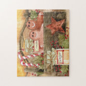 Primitief ontbijtkoek en cinnamon Basket Puzzle Legpuzzel (Verticaal)