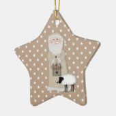 Primitief Ornament van Santa (Links)