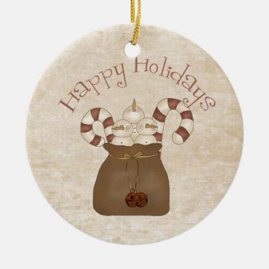 Primitief Ornament voor landsneeuwkeramiek (Voorkant)