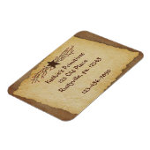 Primitief papier Premium Magnet Magneet (Linkerzijde)