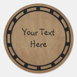 Primitief papier Sticker