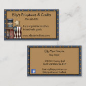 Primitief Patriottisch Rustisch Land Visitekaartje (Voorkant / Achterkant)