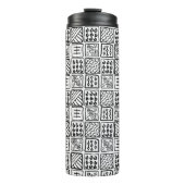 primitief patroon thermosbeker (Voorkant)