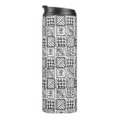 primitief patroon thermosbeker (Geroteerd rechts)