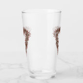 Primitief pip Berry Heart Wreatglas Glas (Links)