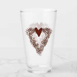 Primitief pip Berry Heart Wreatglas Glas
