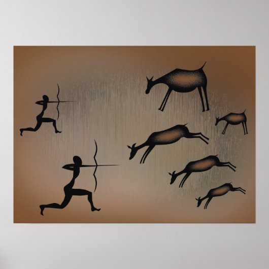 Primitief Poster van de Kunst van de Cave (Voorkant)