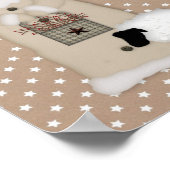 Primitief Poster van Santa (Hoek)