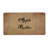 Primitief productetiket etiket (Voorkant)