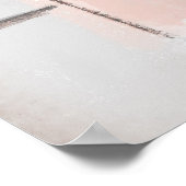 Primitief Roze Huis Poster (Hoek)