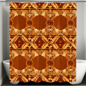 Primitief Rustiek Landelijk Douchegordijn