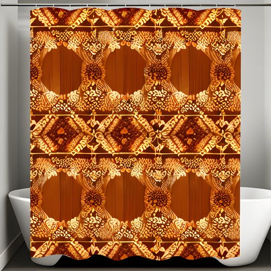 Primitief Rustiek Landelijk Douchegordijn