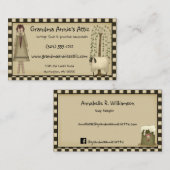 Primitief Rustisch Land van de Wilde Boom van de R Visitekaartje (Voorkant / Achterkant)