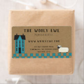 Primitief Saltbox HOUSE OP KRAFT SHIPPING LABEL (Insitu)