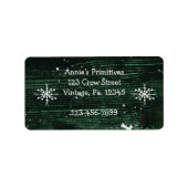 Primitief Snowflakes Label (Voorkant)