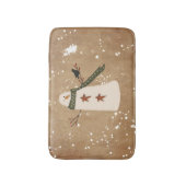 Primitief Snowman Bath Mat (Voorkant Verticaal)