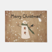 Primitief Snowman-deurmat Deurmat (Voorkant)