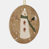 Primitief Snowman Ornament (Rechts)