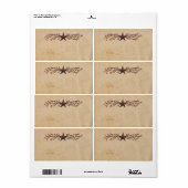 Primitief Star-productetiket Etiket (Full Sheet)