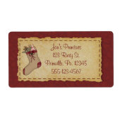 Primitief stopzetten van vakantielabel etiket (Voorkant)