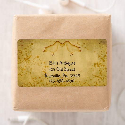 Primitief uitlooplabel voor uitsnijdende koeien etiket (Insitu)