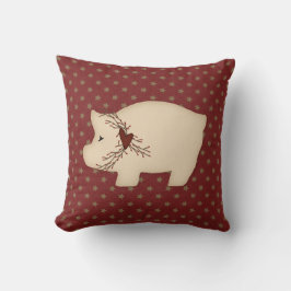 Primitief varken kussen