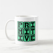Primitief, Verouderd Koffiemok (Links)
