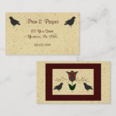 Primitief Visitekaartje (Voorkant / Achterkant)