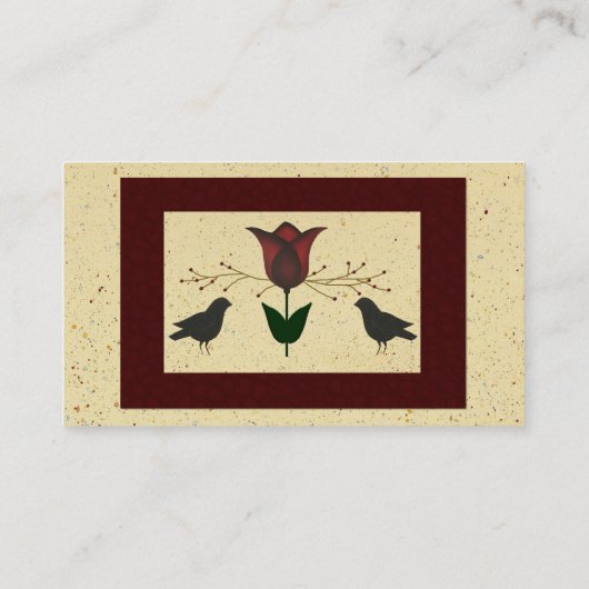 Primitief Visitekaartje (Achterkant)