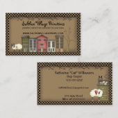 Primitief Visitekaartje thuis (Voorkant / Achterkant)