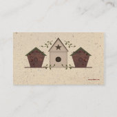 Primitief Visitekaartje van Birdhouses (Achterkant)