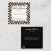 Primitief Visitekaartje voor landbessen en sterren (Voorkant / Achterkant)