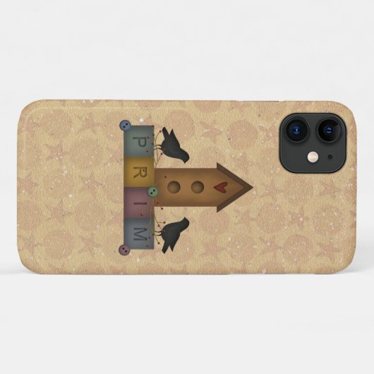 Primitief vogelhuis Case-Mate iPhone case (Achterkant (horizontaal))