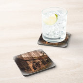 Primitief waterwiel van de schoorsteenkool van de  onderzetter (Rechterzijde)