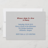 Primitief western land kerstmis rood kardinaal kaart (Achterkant)