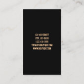 primitief western land oude boerderijkajuit visitekaartje (Achterkant)