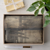 Primitief western land oude houten hek boerderij tissuepapier (Geschenk)