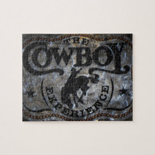 Primitief western land Paardencowboy rodeo Legpuzzel