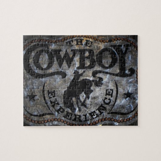 Primitief western land Paardencowboy rodeo Legpuzzel (Horizontaal)
