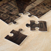 primitief western land Texas Lone Star Legpuzzel (Zijkant)