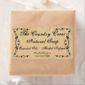 Primitief wijnproductlabel etiket (Insitu)