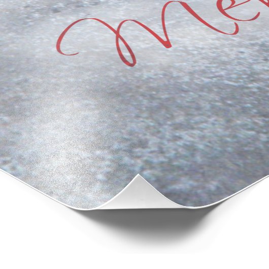 Primitief wintersneeuwland Rustic Open House Foto Afdruk (Hoek)