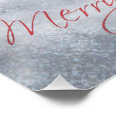 Primitief wintersneeuwland Rustic Open House Perfect Poster (Hoek)