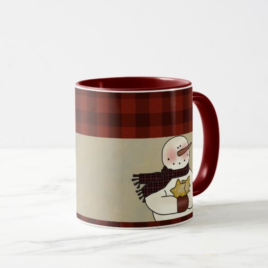 primitief zakje vol sterren mok (Voorkant rechts)