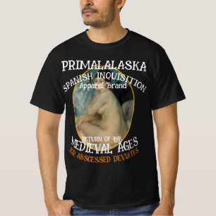 PRIMITIEVE ALASKA SPANSE INQUISITIE MIDDELEEUWEN T-SHIRT