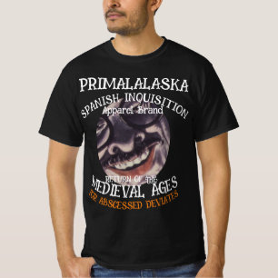 PRIMITIEVE ALASKA SPANSE INQUISITIE MIDDELEEUWEN T-SHIRT