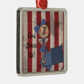 Primitieve Amerikaanse engel Metalen Ornament (Rechts)