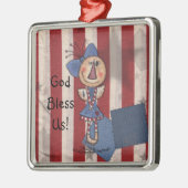 Primitieve Amerikaanse engel Metalen Ornament (Links)
